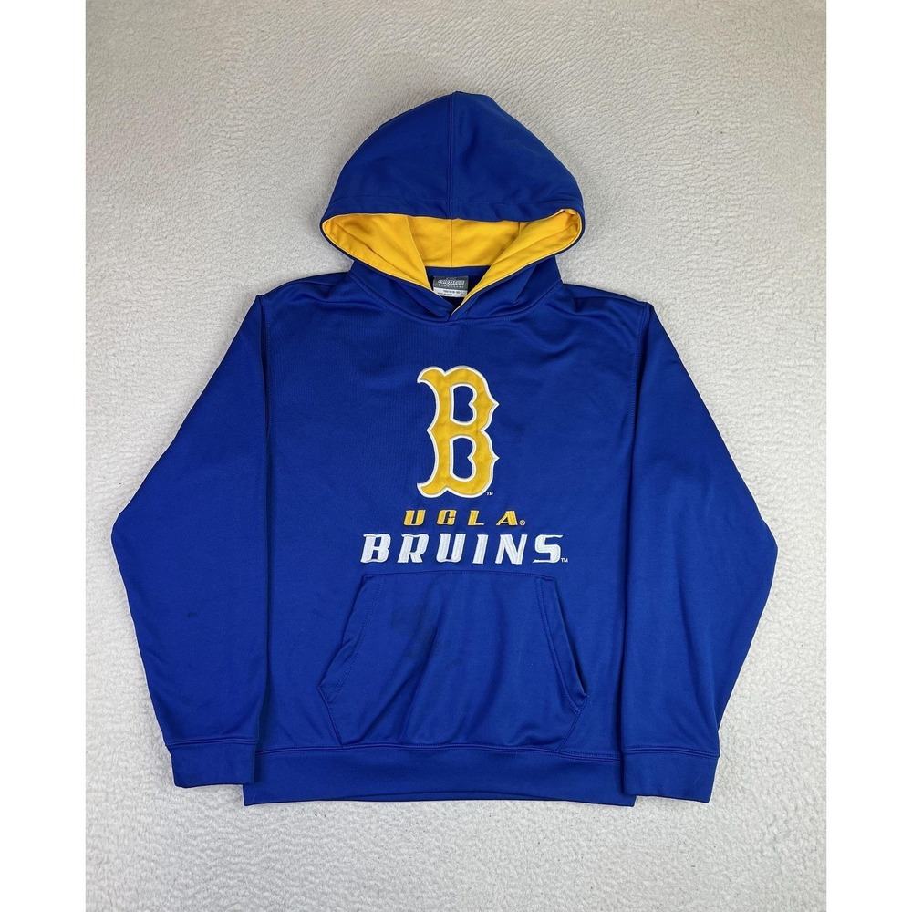 UCLA Bruins Hoodie Boys‎ Large Blue NCAA Pullover Colosseum Athletics Sweatshirt